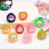 Set of 9 Fruit Girl Resin Charm Set Phone Charm Attachments Unique Glowing Jewelry Pendant Suitable for Decorating Use