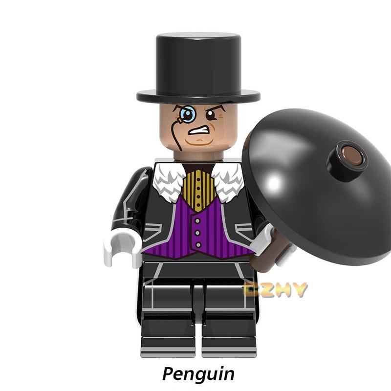 DC Comics Mini Figure Batman Minifigures Joker Scarecrow Penguin Bricks Toys X0227