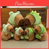 Hat Dinosaur Frog Capybara Plush Toy Animal Stuffed Doll Decoration Kids Gift