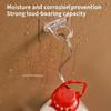 1-20pcs Self-adhesive Round Hooks Multi-Purpose Wall-Mounted Hooks Free Punching Storage Racks for Bathroom Kitchen Ring Hange
