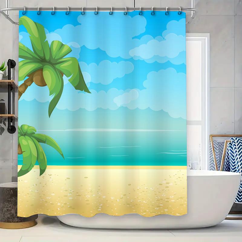 

Vintage Floral Shower Curtain Black Bath Decor for Home Pink Bird Print Modern Bathroom Accessories Waterproof Textile Fabric 90x180cm