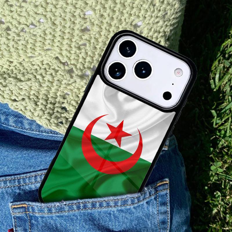 Algeria Flag Phone Case Cover for IPhone 11 12 13 14 15 16e 17 Pro Max Coque for IPhone 17 Air