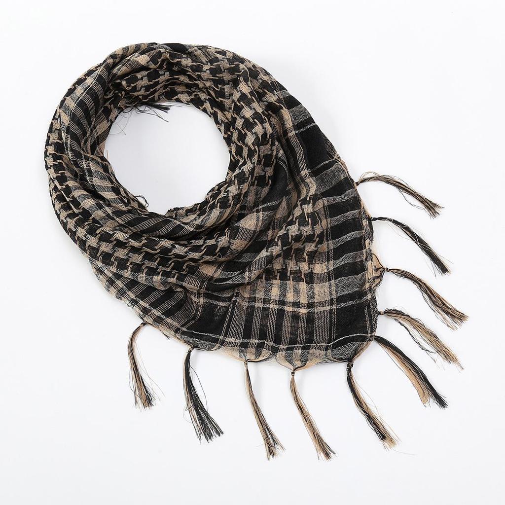Multifunctional Tactical Outdoor Scarf: Windproof, Sandproof Square Scarf, Neck Gaiter, and Headband