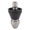 G1 4 Sewer Pipe Cleaning Nozzle Stainless Steel Pressure Sewer Jetter Nozzle for Pipe Unclogger Cleaning Accessories