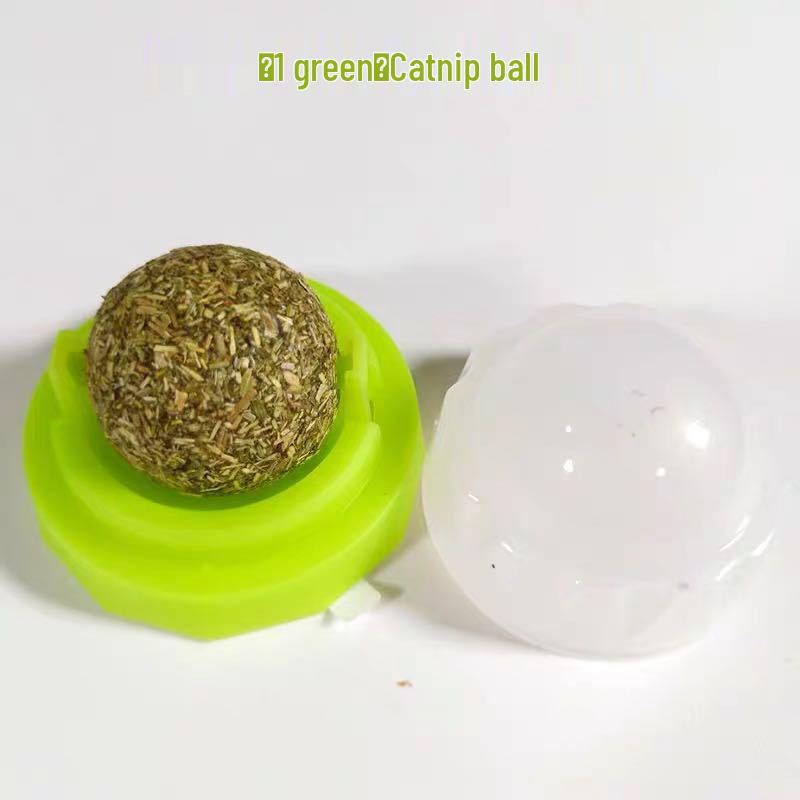 Catnip Merry-Go-Round: Self-Play Teething Toy with Matatabi Fruit for Cats