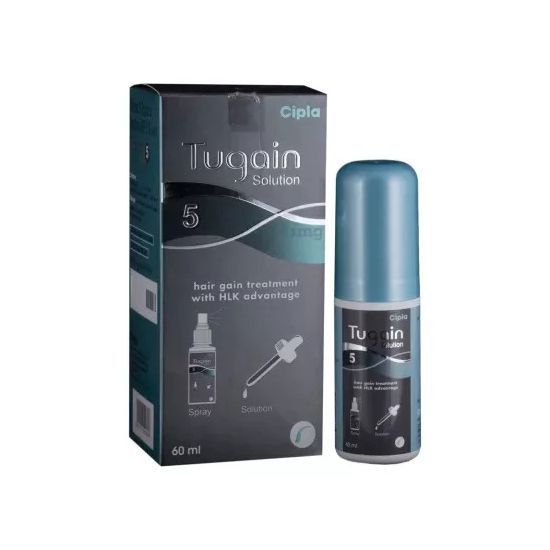 Тугэйн Солюшн 5% (60 мл), Tugain Solution 5,  Cipla 60 ml