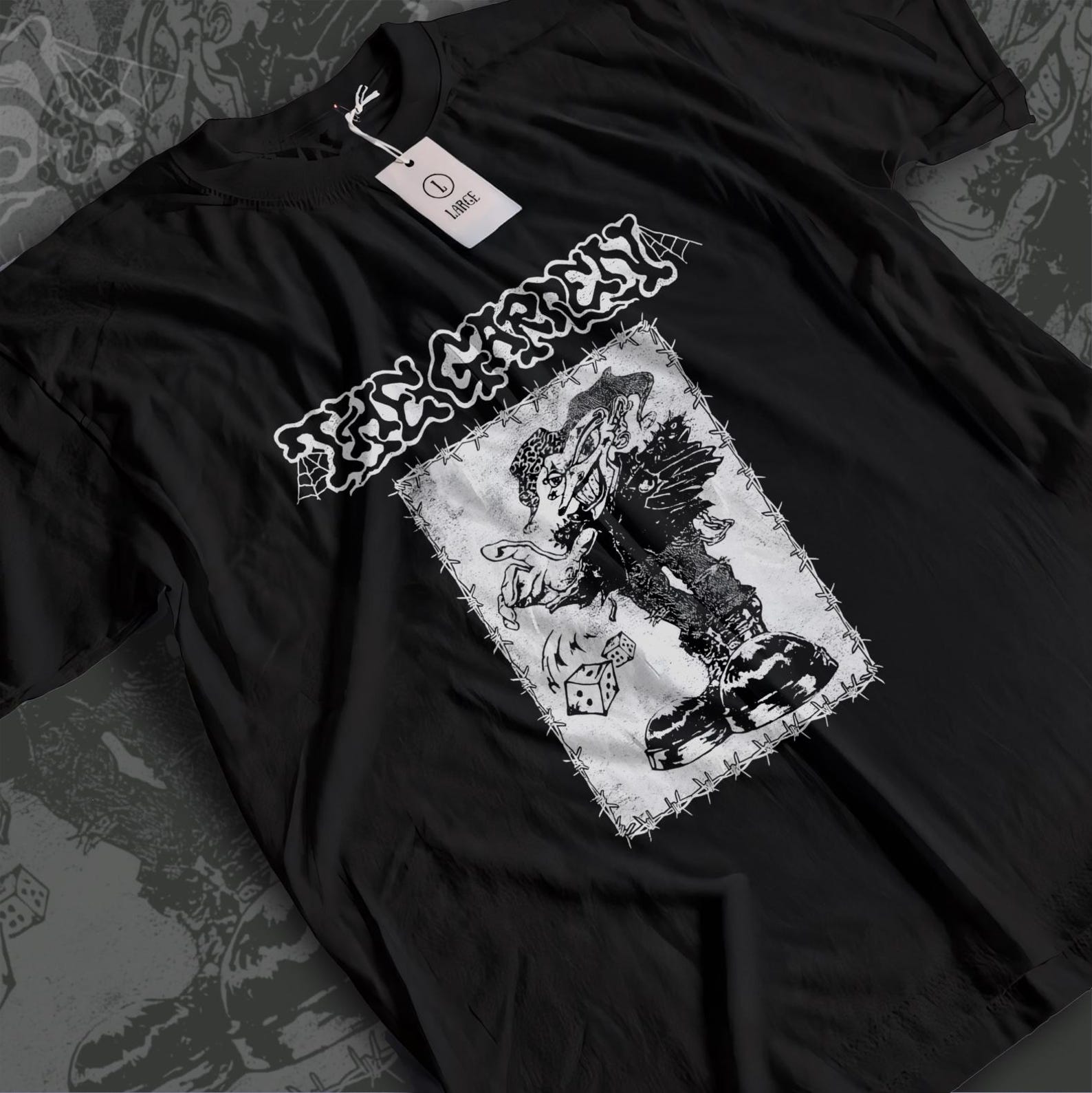 The Garden Graphic T-Shirt - Jester Punk Band Tee - Vada Vada Wyatt & Fletcher Shears Shirt - Unisex S to 5XL 3XL