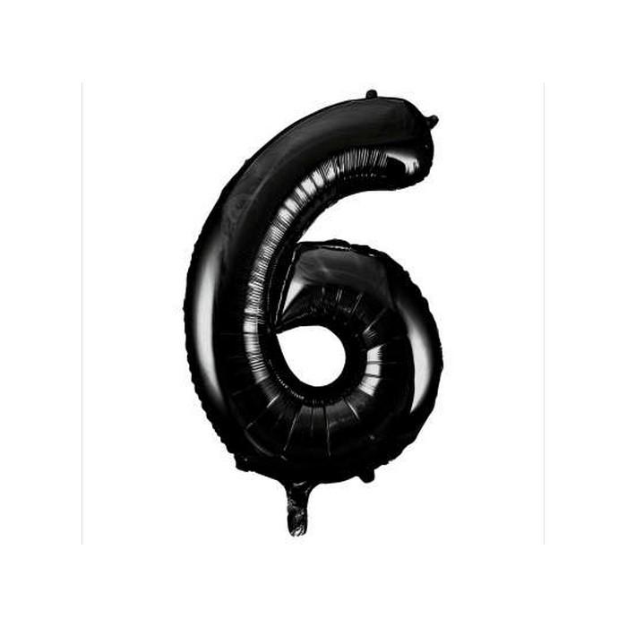 Unique Party Foil 6 Number Balloon