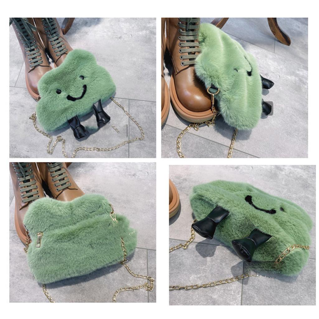Soft and Cozy Cloud Shaped Handbag Versatile Shoulder Bag Crossbody Bags for Women Girls