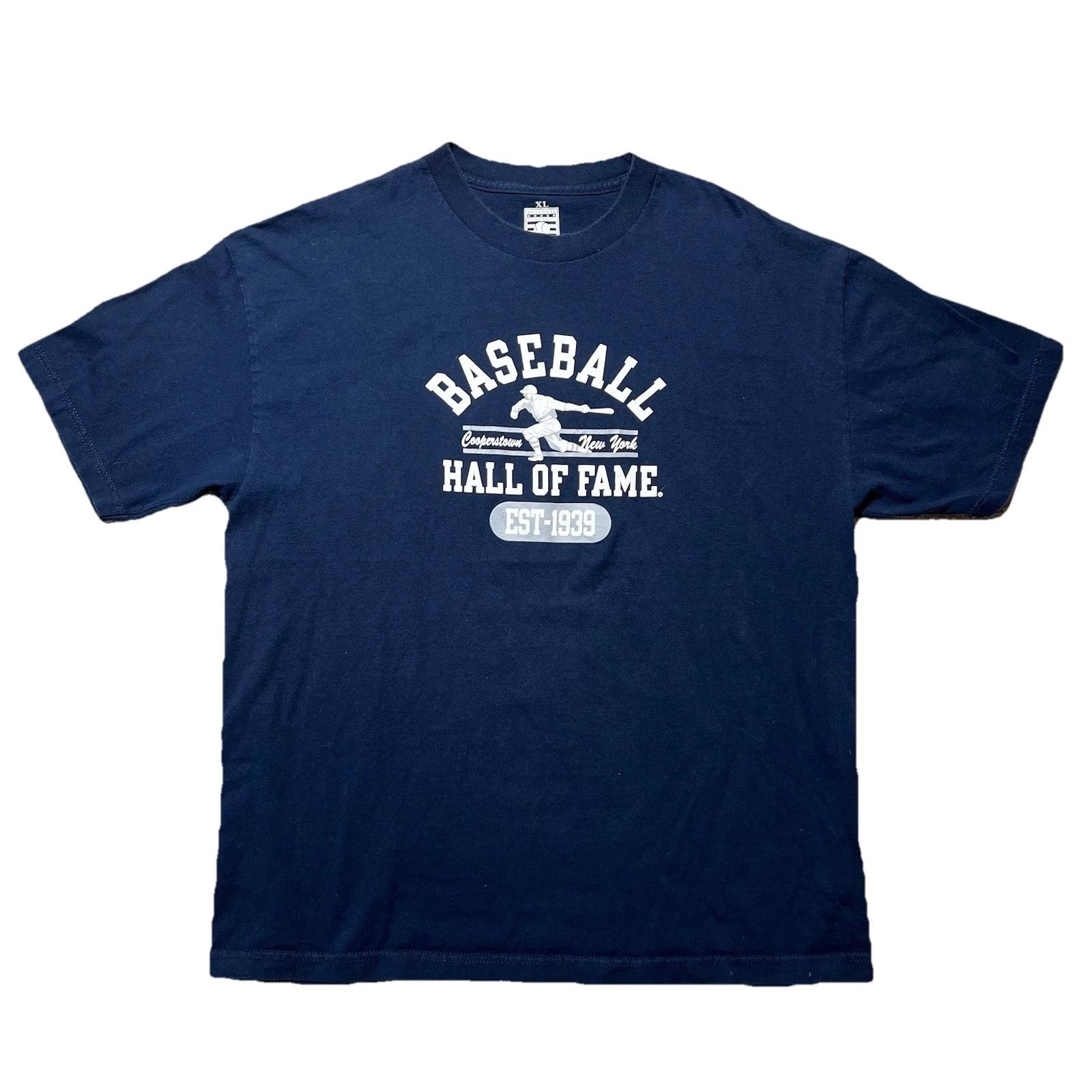 National Baseball Hall Of Fame Shirt XL Cooperstown NY Y2K Graphic Tee L