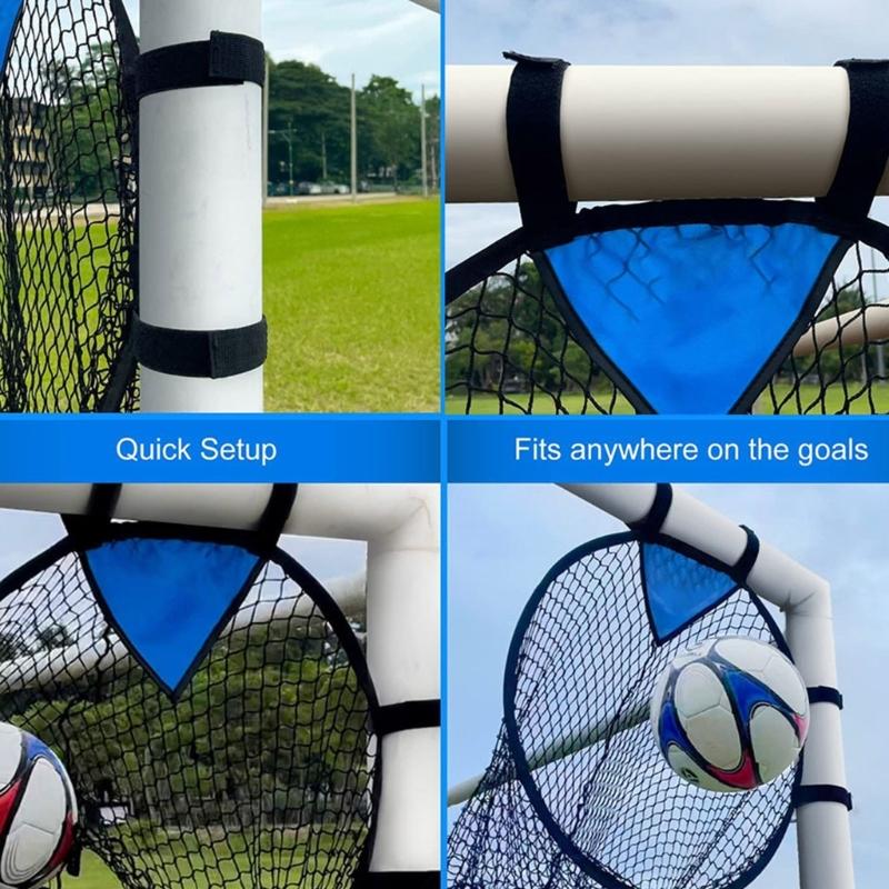 Soccer Goal Targets Net Foldable Soccer Targets Net Easy To Attach and Detach