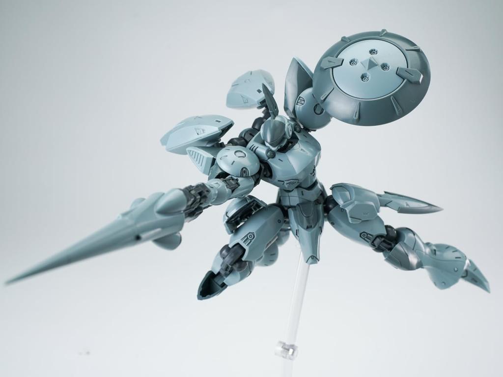 SHEIK MAINLAND ULTRA ACTION TROOPER Series Actaeon Scale ABS Assembled Plastic Model Kit 1/144 [Blue Gray]