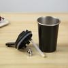 Stainless Steel Camping Mug With Shockproof Design For Travel And Outdoor Use