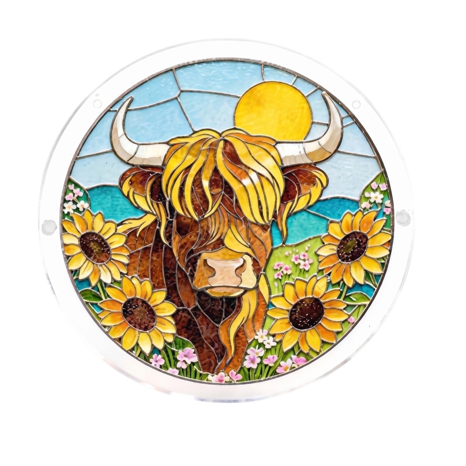 

2D Acrylic Sun Catcher Puzzle Wall Hanging Decoration Summer Vibes Window Ornament Indoor Outdoor Art Piece with Detailed Design One Size