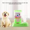 Automatic Pet Feeder Detachable Food Dispenser Water Bottle Cats Dogs Feeding Tool Pink