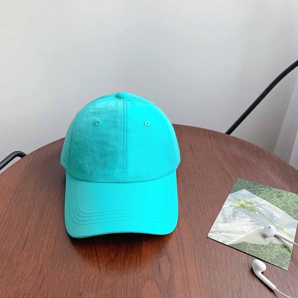 Anime Quick-Drying Baseball Cap Korean Style Peaked Cap Fashion Solid Color Sun Hat  Girl