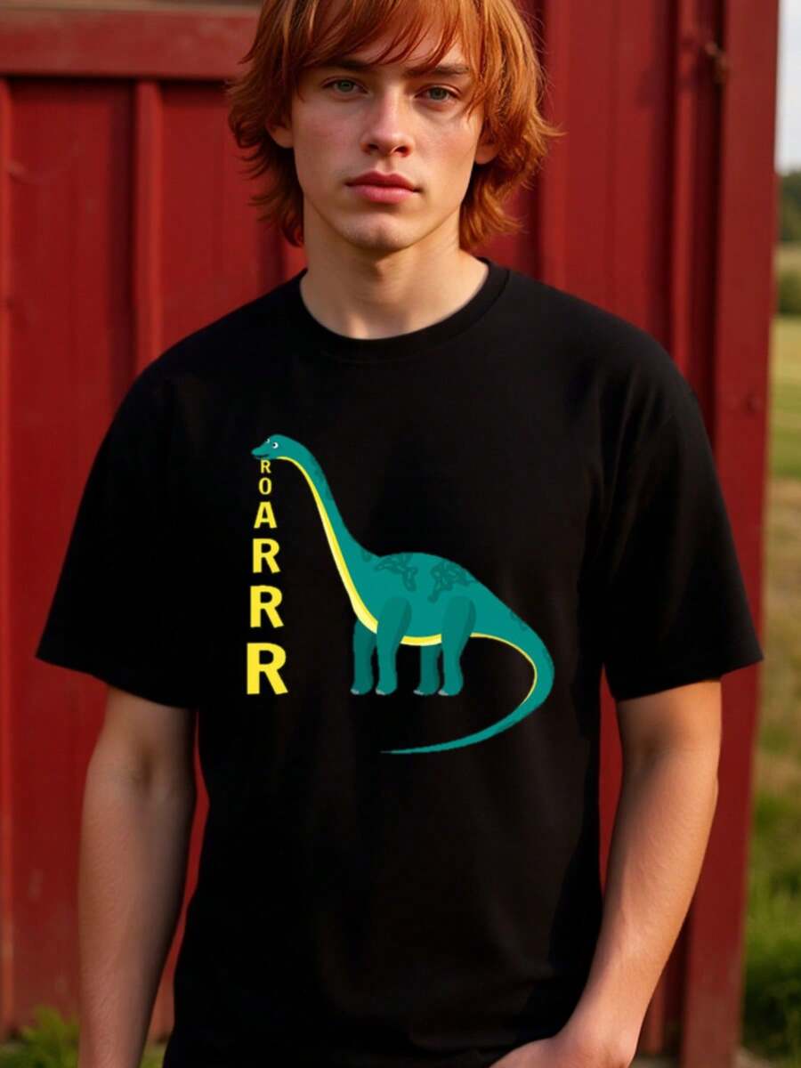 

Natee Brachiosaurus Roar: Dinosaur T-Shirt For Unisex XXXL