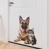 Cartoon Cute Cat Dog Wall Sticker for Kids Room Living Room Home Decoration Self-Adhesive