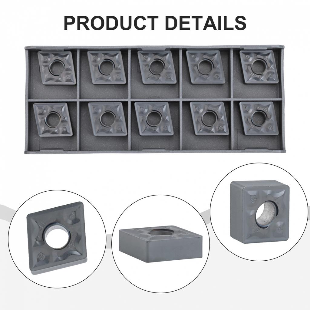 Practical in Various Environments CNMG 120408TF Lathe Turning Inserts Set of 10
