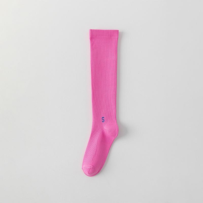 Female Autumn Winter Professional Jump Rope Running Fitness Tube Pressure Exercise Compression Calf Socks