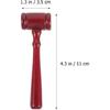 5pcs Wooden Gavel for Boy Girl Role Play Hammer Toys for Boys Girls Safe Material Improves Hand-Eye Coordination Dexterity Present for Young Judges