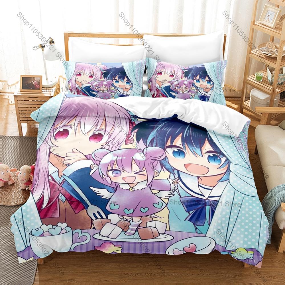 Cool Personality Happy Sugar Life Anime Bedding Set New Duvet Cover Set For Fans Bedroom Home Decor Bed Linen All Sizes