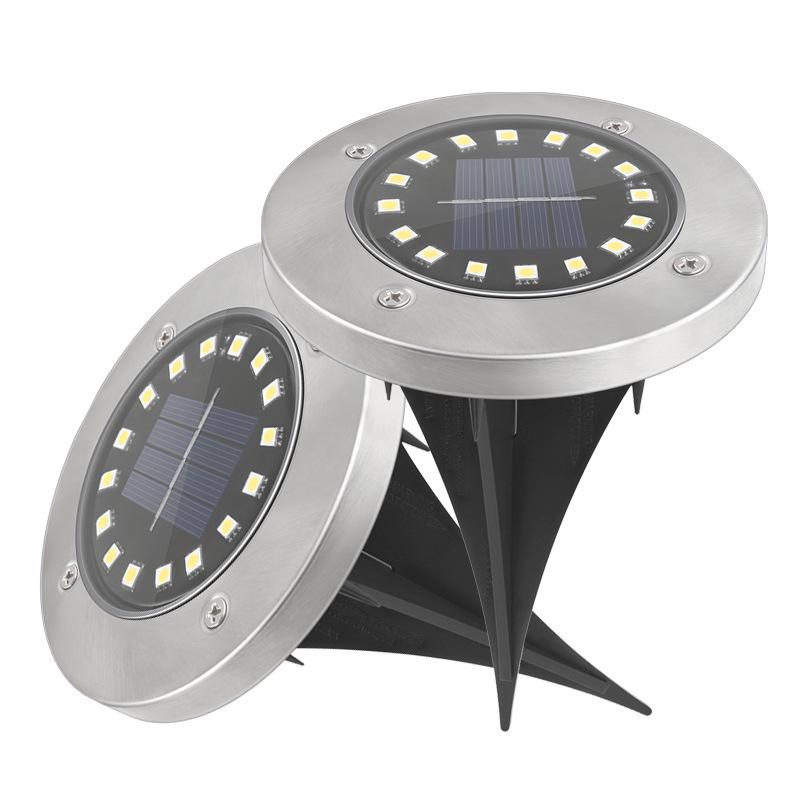 Solar LED Stake Light for Outdoor Garden & Courtyard - Waterproof, Decorative, Buried Fixture