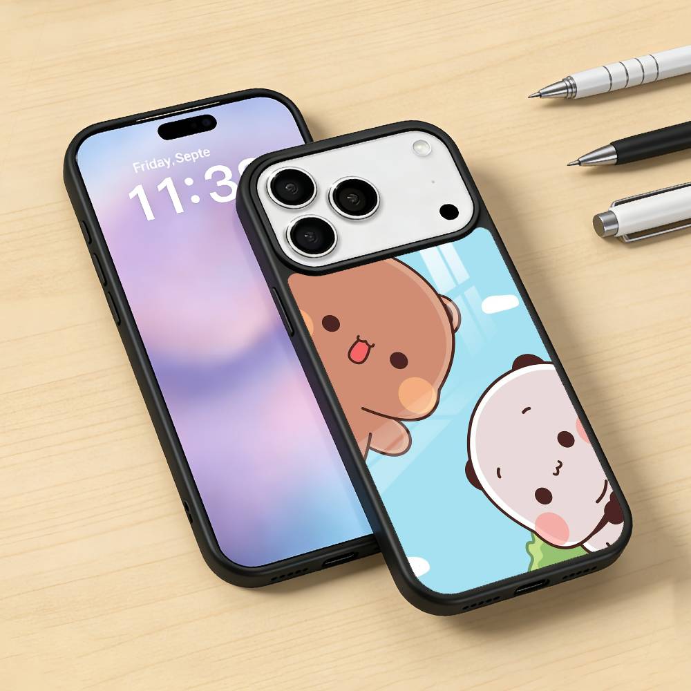 Hot BuBu DuDu Couple Cartoon Phone Case For iPhone 17,16,15,14,13,12,Pro,Max For Magsafe Magnetic Wireless Charging
