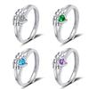 Diamond-Studded Rotating Heart Ring for Women – Double Layer Design with Dynamic Anxiety Relief