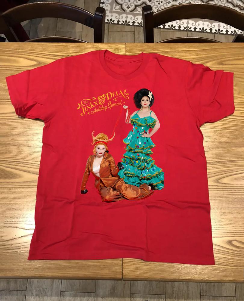 The Jinkx amp; DeLa Holiday Christmas Unisex TShirt S To 5XL UU683 Unisex T-Shirt XL