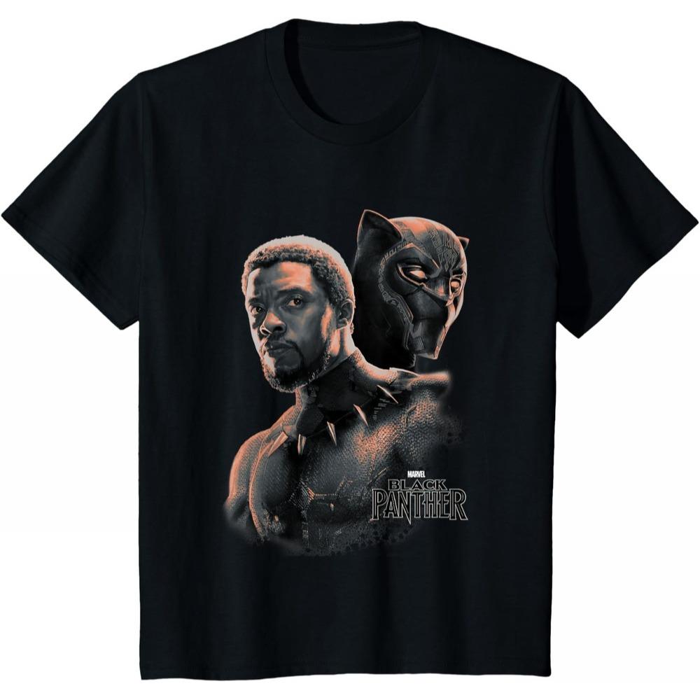 

Black Panther TChalla Marvel TShirt Unisex Short Sleeve Soft Cotton Regular Fit Crew Neck Casual Top for Men Women M