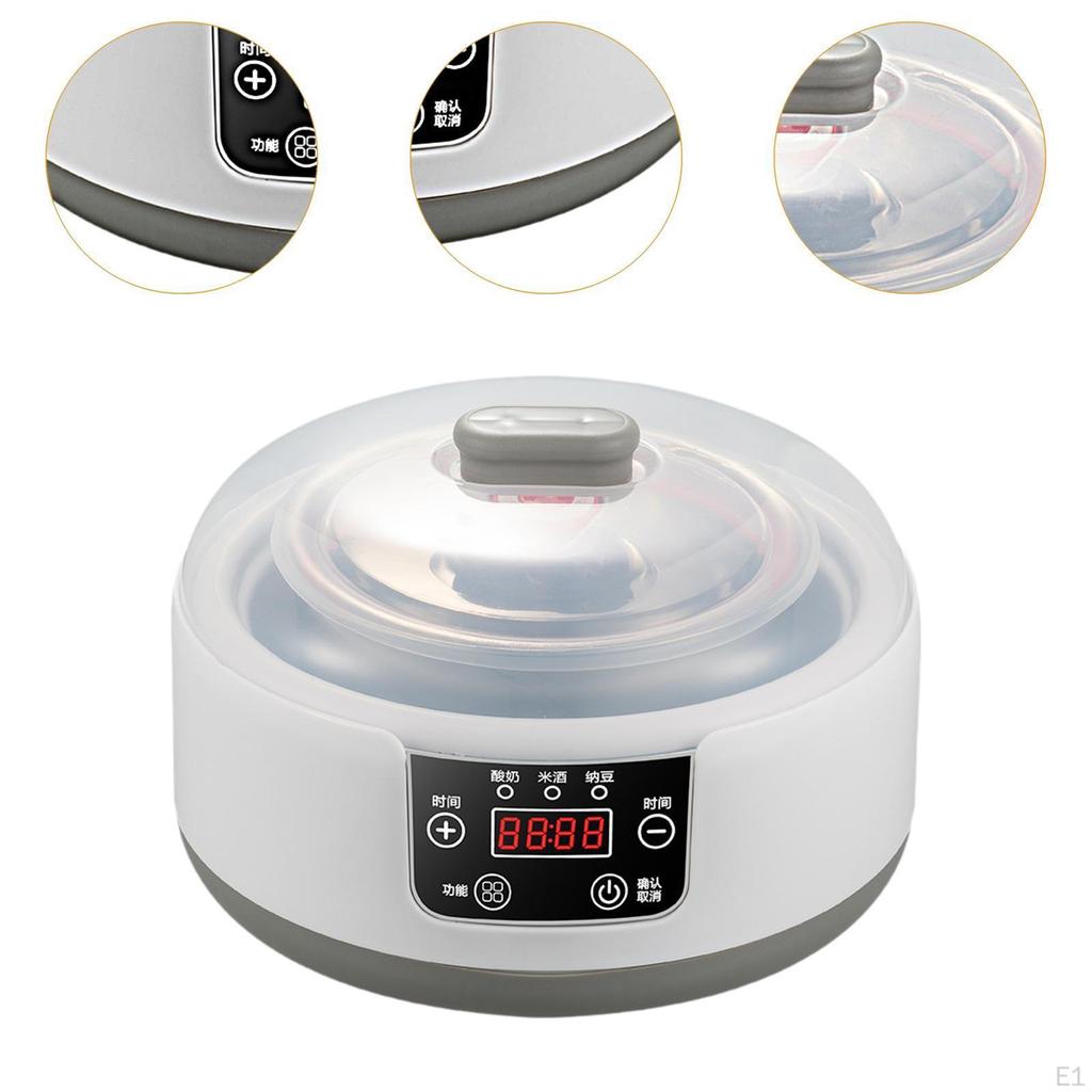 Automatic Yogurt Maker Low Noise Household Constant Temperature Control 1.2L