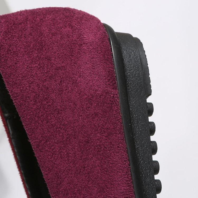 2026 New Womens Flat Casual Shoes Soft Suede Bow Round Toe Loafers Slip On Comfortable Walking Shoes Big Size Available