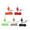 Reflective Tie Downs Rope Hangers Tent Guide Rope for Outdoor Adjusted Tent Tie Downs Rope Hangers Camping Pulley Rope