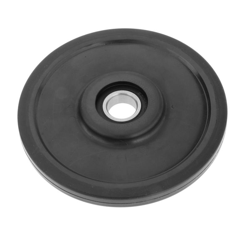 Idler Wheel Black Iron Pulley Snowmobile Replacement Part Heavy Duty Bearing Wheel for Arctic Cat Snowmobile