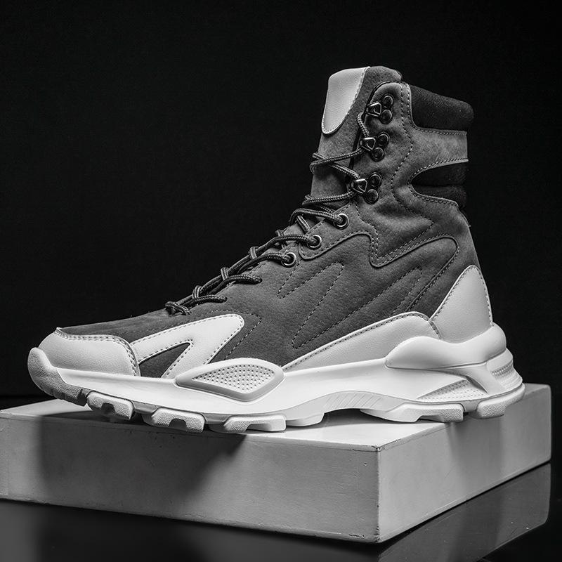 High-top Board Shoes Spring and Autumn New Youth Outdoor Personalized Sports Shoes Fashion Platform Casual Shoes
