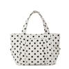 Canvas Polka Dot Shoulder Bag Sweet Handbag Versatile Tote Bag  Women