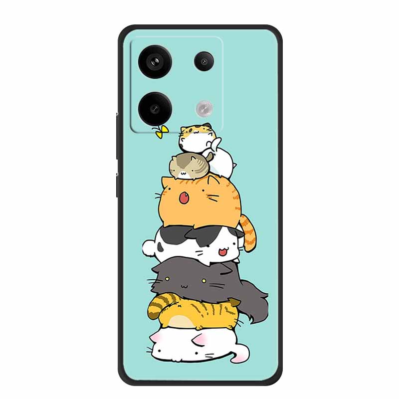 Do etui Xiaomi Redmi Note 13 Pro 5G Luksusowe Miękkie Silikonowe TPU Tylna Osłona Etui na Telefon Redmi Note13 Pro Plus 5G Odporne na Wstrząsy Fundas