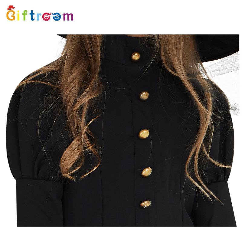 Halloween Masquerade Funny Costume Glinda Long Dress Witch Game Uniform Witch Dress Up