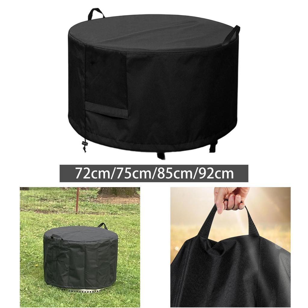 Cover with Handle, Weatherproof Outdoor Oxford Cloth Fire for Patio, Garden And Outdoors.