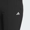 Adidas Solid Color Zippered Flared Slim Fit Casual Pants Women Bottoms Black IN6585