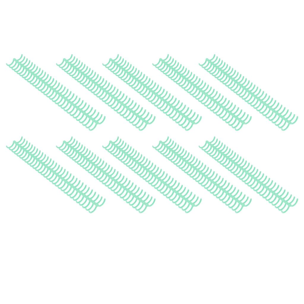 10PCS Plastic Binding Spines 19mm 30 s Comb Compatible with B5 Paper Size 150 Sheets Capacity
