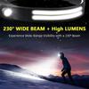 Rechargeable COB LED Headlamp with Sensor Switch USB Charging 5 Modes Waterproof Headlight for Camping Fishing Outdoor Work
