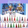 Calendario de Adviento de Gnomo Navideño Juguete Con Diseño Interactivo Para Diversión Familiar Y Desarrollo Infantil