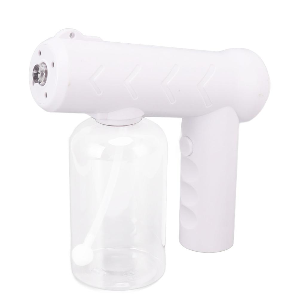 Nano Cleaning Sprayer Rechargeable Blue Light Portable Handheld Alcohol Atomizer for Home Garden