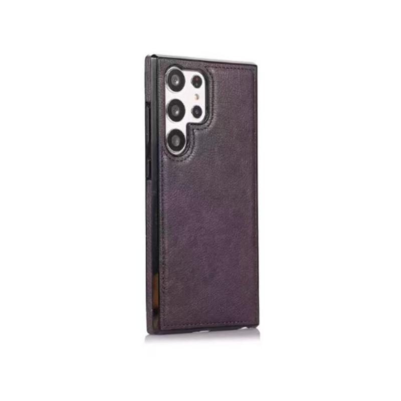 Applicable To Samsung S25ultra Mobile Phone Case New Car Line S23u All-inclusive Anti-drop Internet Celebrity 24u Business 22u Leather Case