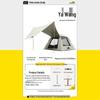 Explorer Tent: 3-4 Person Quick-Open Outdoor Shelter, Windproof & UV Protected for Camping.