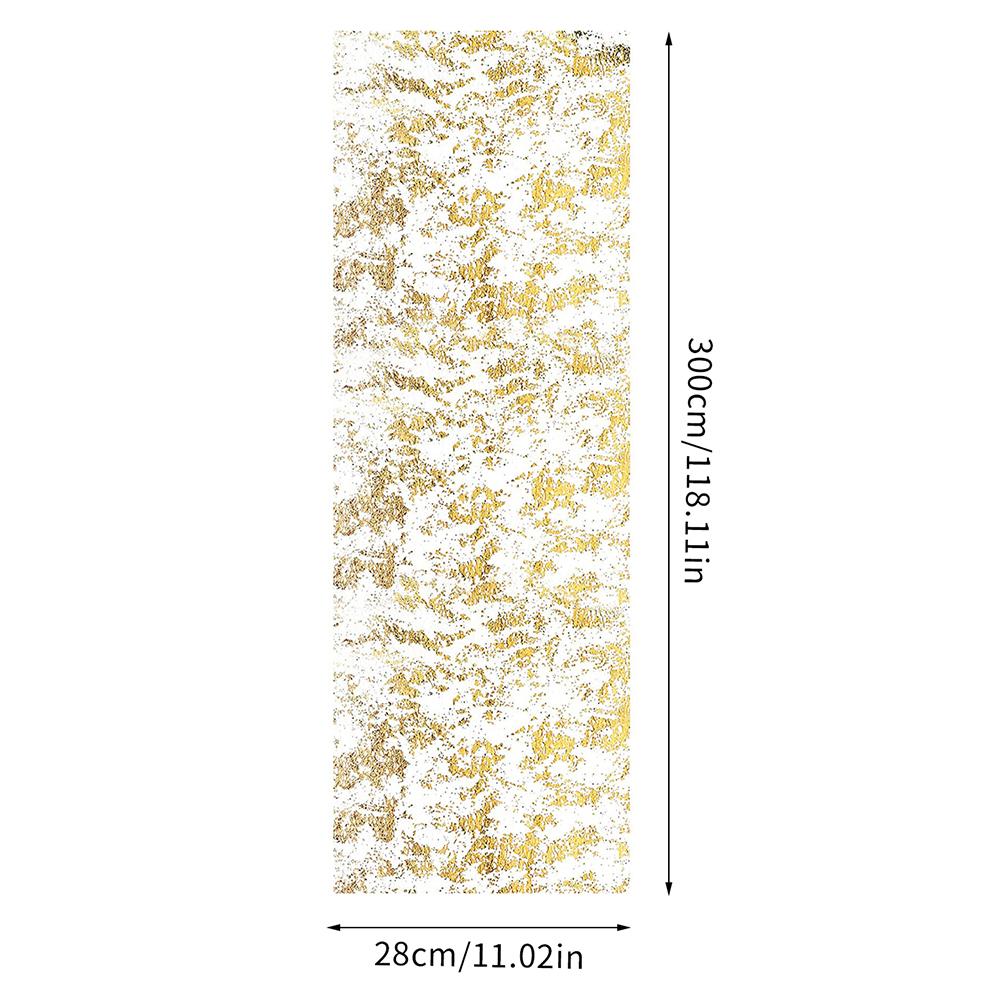 

Metallic Gold Table Runner 300*28cm Sequin Glitter Foil Mesh Roll Tablecloth Party Wedding Birthday Table Decoration золотистий