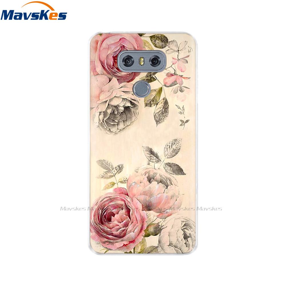 Soft TPU Case For Coque LG G5 G6 Case Cover Silicone Painted Phone Cover For LG G5 G6 Bumper Case Capa Fundas Coque