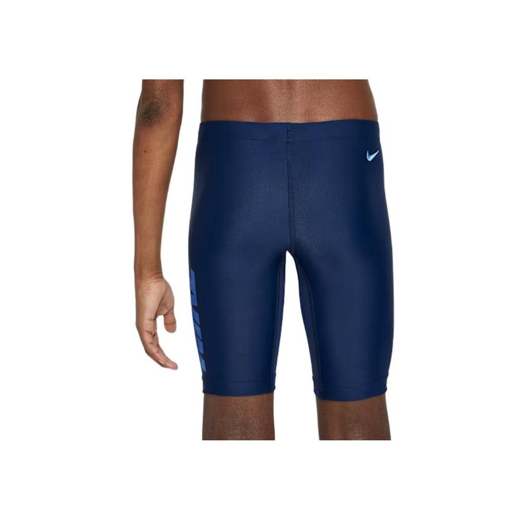 Nike Kids Swim Logo Letter Tight Swim Shorts Kids swimwear Deep-Navy Game-Royal University-Blue HV9926-410